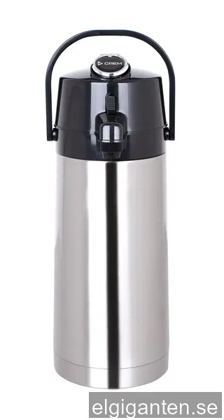 Crem Pumptermos 2, 2L rostfritt stål