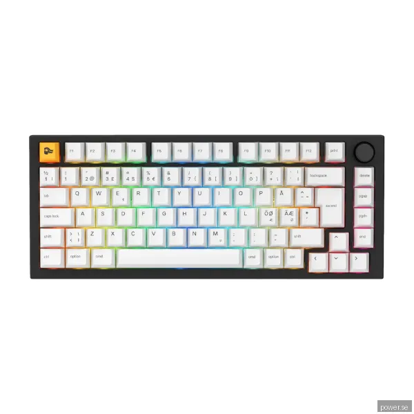 Glorious GMMK Pro 75% Pre-built ISO Nordic Edition Tangentbord [Fox Linear] - Black Slate