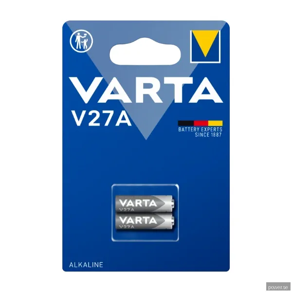 VARTA V27A Alkaline Special Battery 12V 2 Pack
