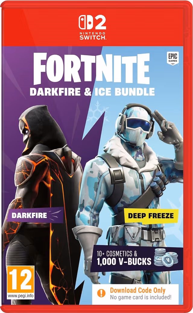 Fortnite: Darkfire & Ice Bundle (Code in a Box) - Nintendo Switch 2 - Action