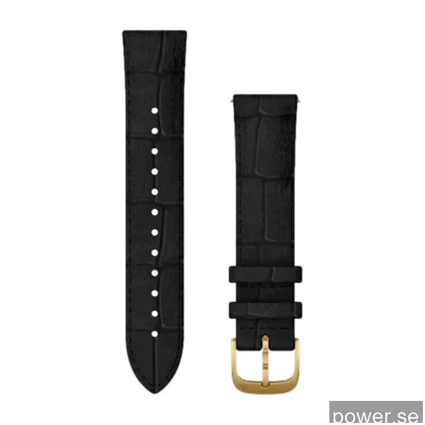 Garmin Quick Release Band 20Mm läder, svart
