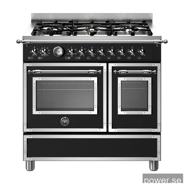 Bertazzoni Heritage Series HER96L2ENET gasspis, Nero matt