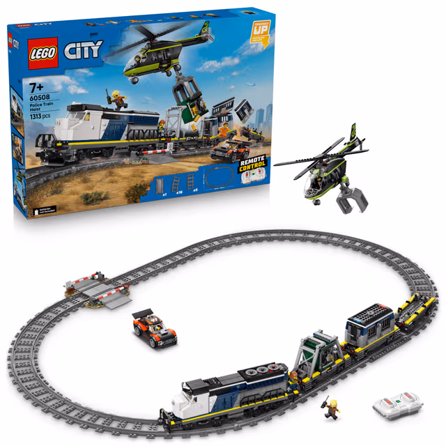 LEGO City polis - tågrån 60508