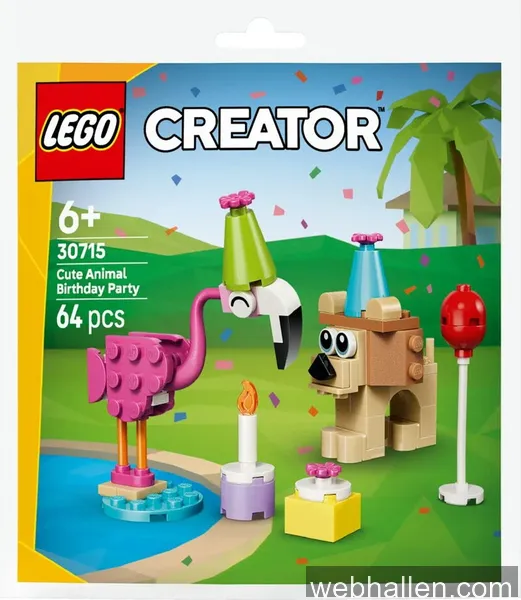 LEGO Creator Födelsedagskalas med söta djur 30715