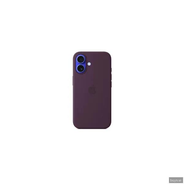 Apple iPhone 16 Silikonskal (plommon)