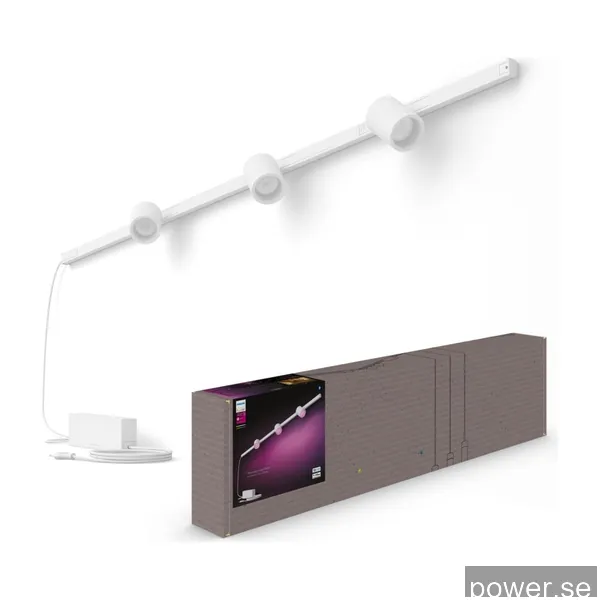 Philips Hue Perifo vägglampa med 3 spotlights, vit