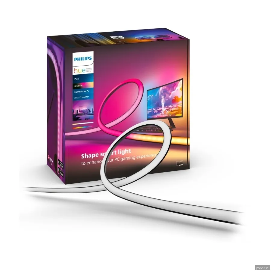Philips Hue Play Gradient ljusremsa för 24–27"-skärmar