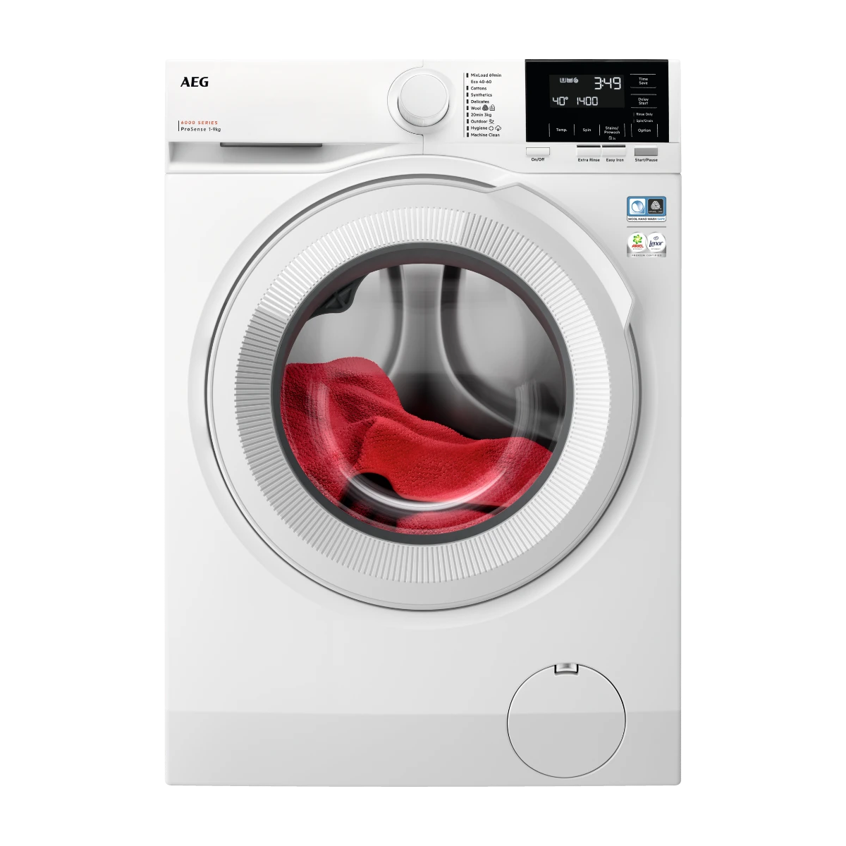 AEG Serie 6000 Tvättmaskin LR622O94D (9kg)