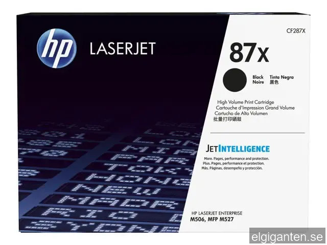 HP Toner 87X Svart