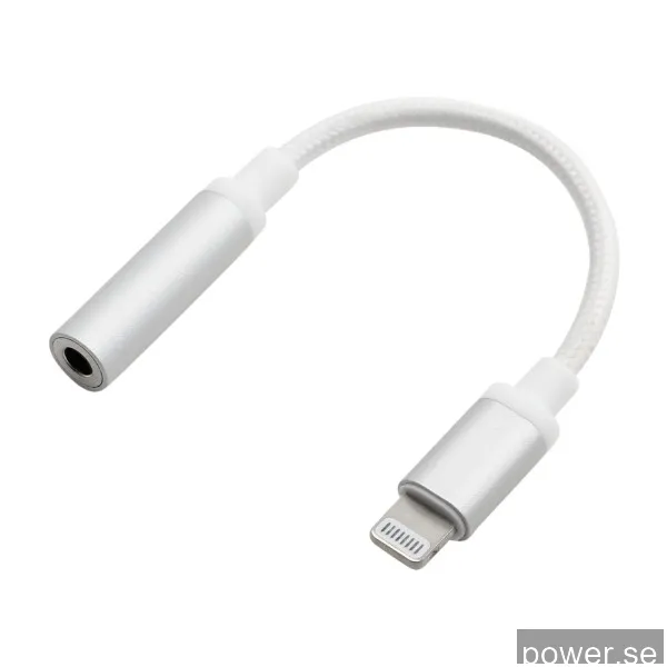 Dacota Platinum Lightning To 3,5 mm Aux 0,1 M, silver