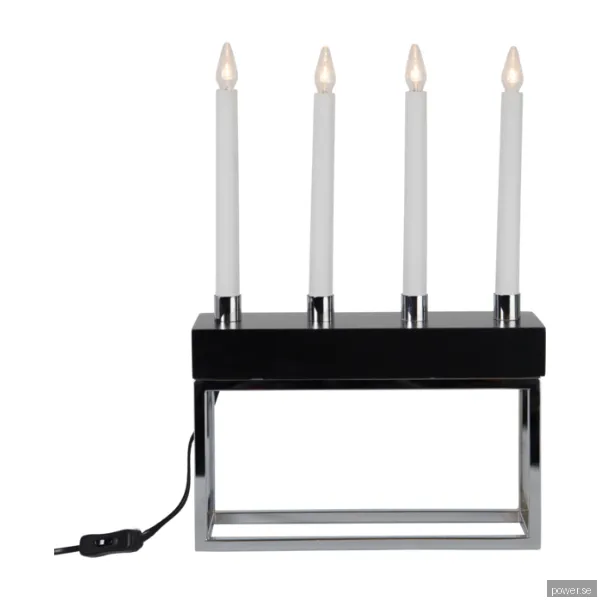 Star Trading 644-32 Framy ljusstake, svart