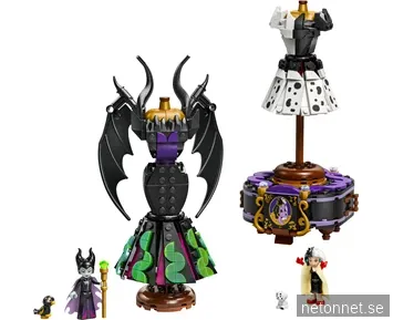 LEGO Disney Classic Maleficents och Cruella de Vils klänningar 43262