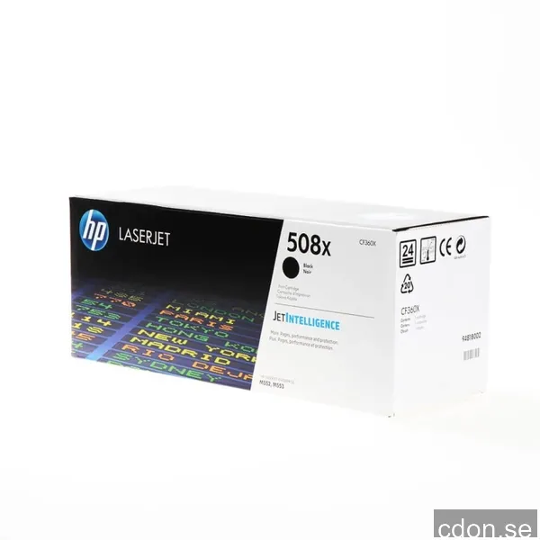 HP toner 508X Original LaserJet Svart