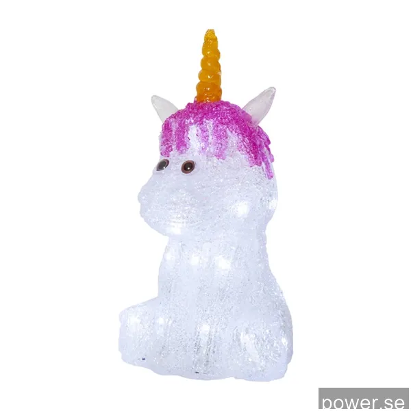 Star Trading 587-06 Juldekoration Crystaline, vit