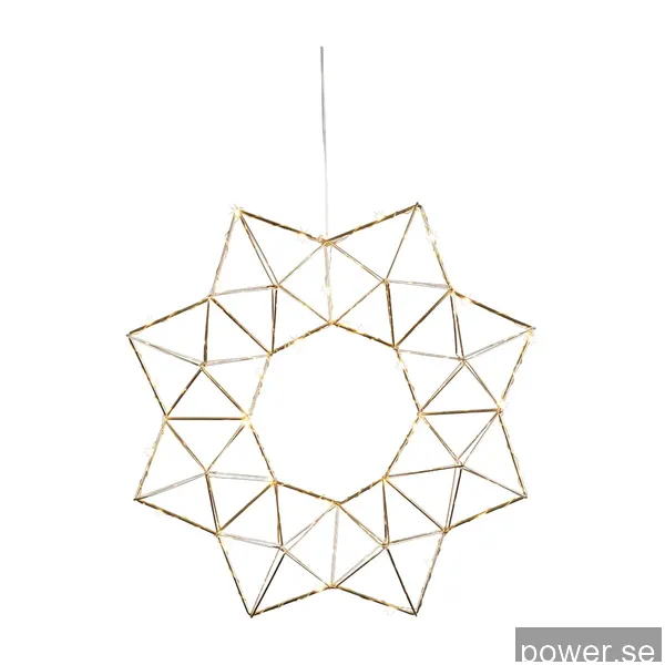 Star Trading 690-50 Edge Julkrans 40 cm, mässing