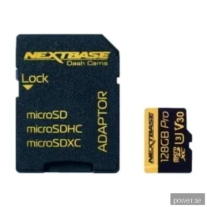 Nextbase 128 GB U3 microsd-minneskort