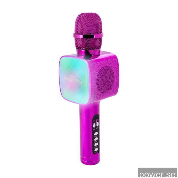 Bigben trådlös karaokemikrofon, rosa