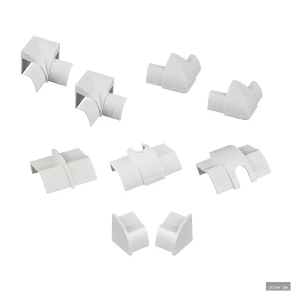 D-LINE Adapter Kit 22x22mm 9 Pieces White