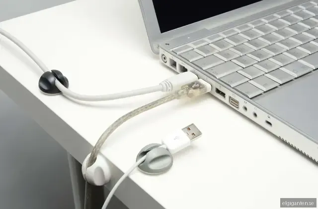 D-LINE Cable Clip Set 2x Black 2x Grey 2x White