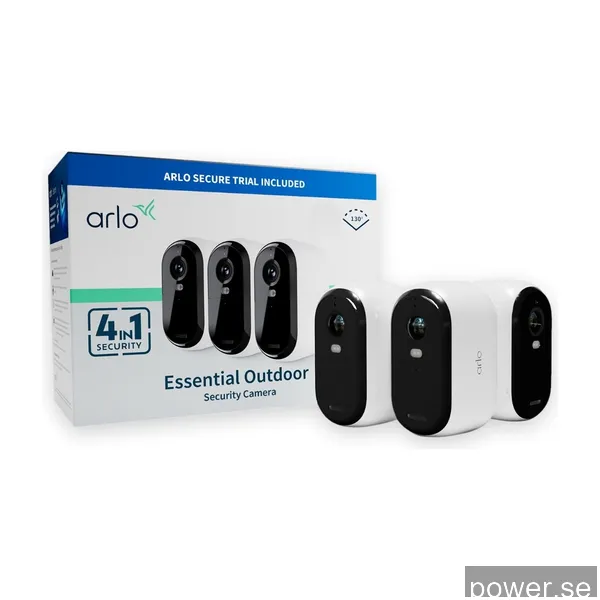 Arlo Arlo Essential HD Outdoor övervakningskamera 3-pack