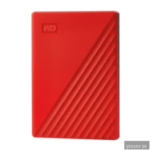 WD My Passport - Extern Hårddisk - 2TB - Röd