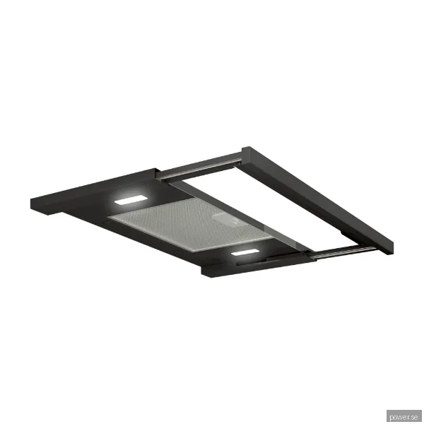 Røroshetta Slide 60 spiskåpa, svart