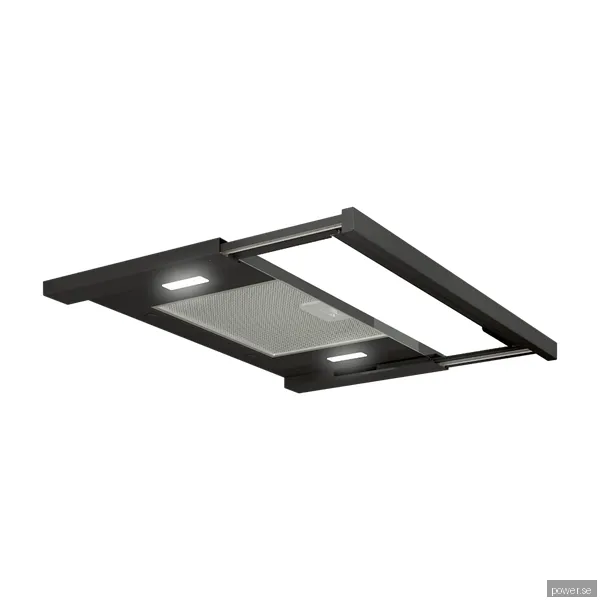 Røroshetta Slide 80 spiskåpa, svart