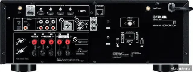 Yamaha 5.2ch AV-mottagare RX-V4A