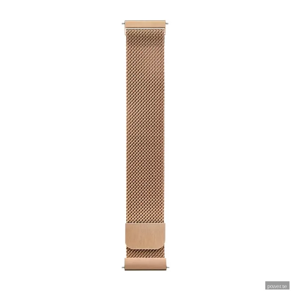 Triacle Natural Band Milanesiskt stål Universal 20 mm rosa, guld