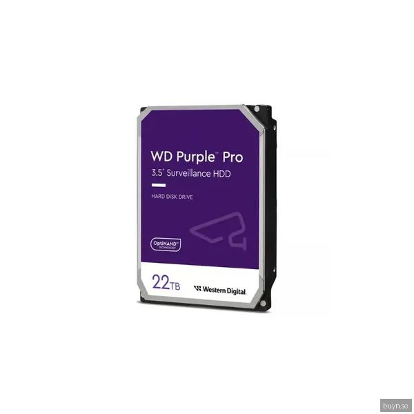 WD Purple - 22TB - Hårddisk - WD221PURP - SATA-600 - 3,5"