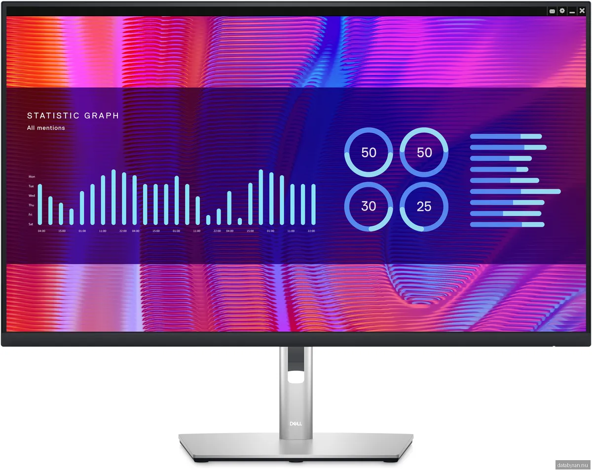 31.5" Dell P3223DE - 2560x1440 (QHD) - 60Hz - IPS - 90W USB-C