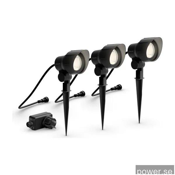 Philips Gardenlink 12V spotlights startpaket 2700K, 3 st