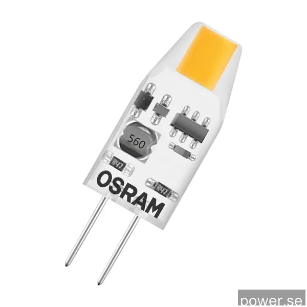 Osram LED-glödlampa Parathom Pin Micro 1W/827 (10W) Clear G4
