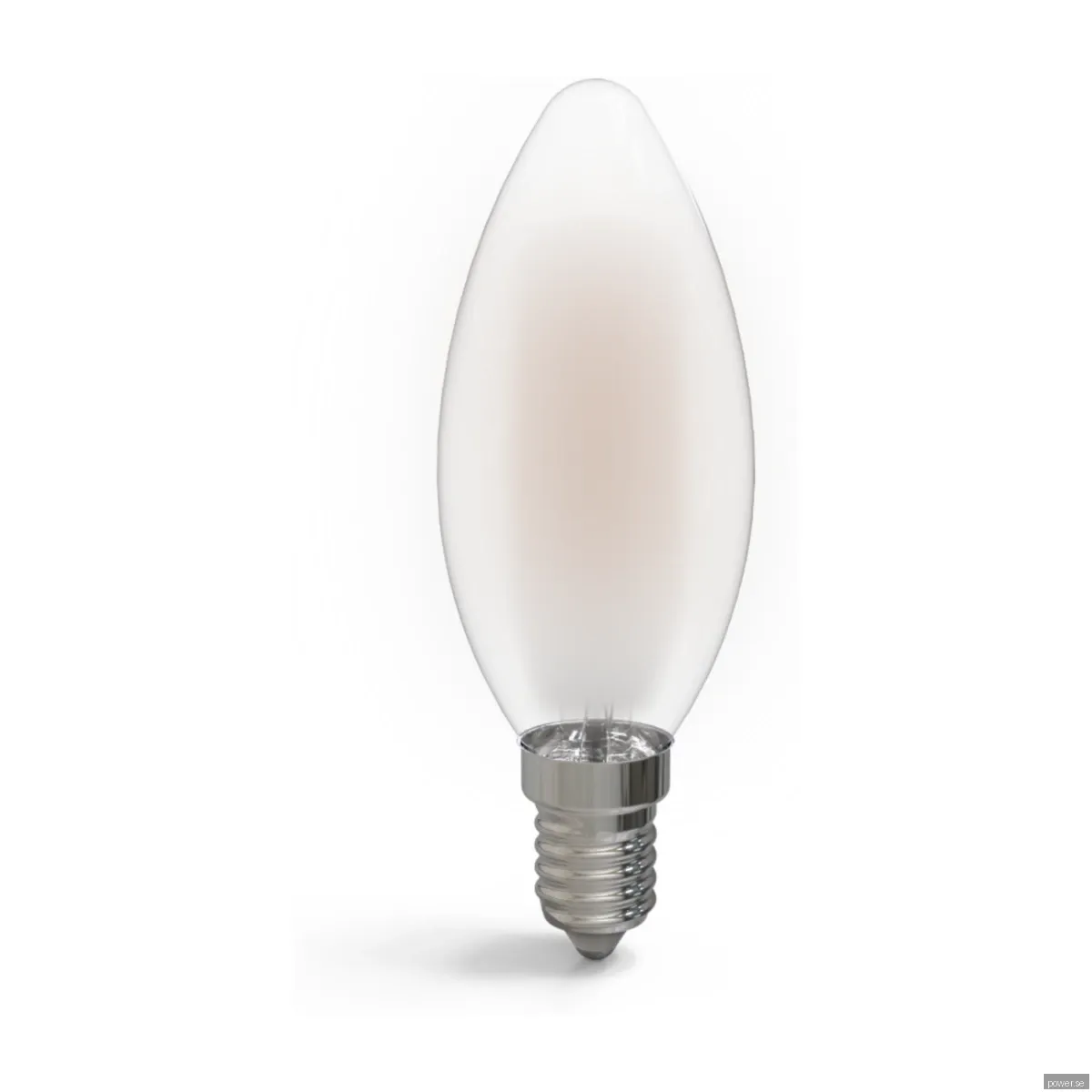 Kulz KLE14C450F E14 5W 450LM LED-lampa, Frostat glas
