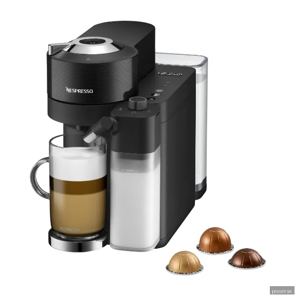 Nespresso Vertuo Lattissima kaffebryggare by Delonghi ENV300.B (svart)