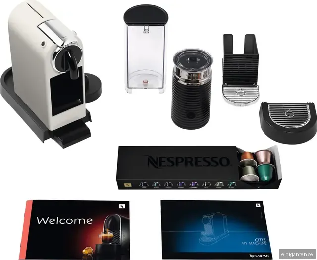 Nespresso Citiz & Milk kapselmaskin By Delonghi, vit