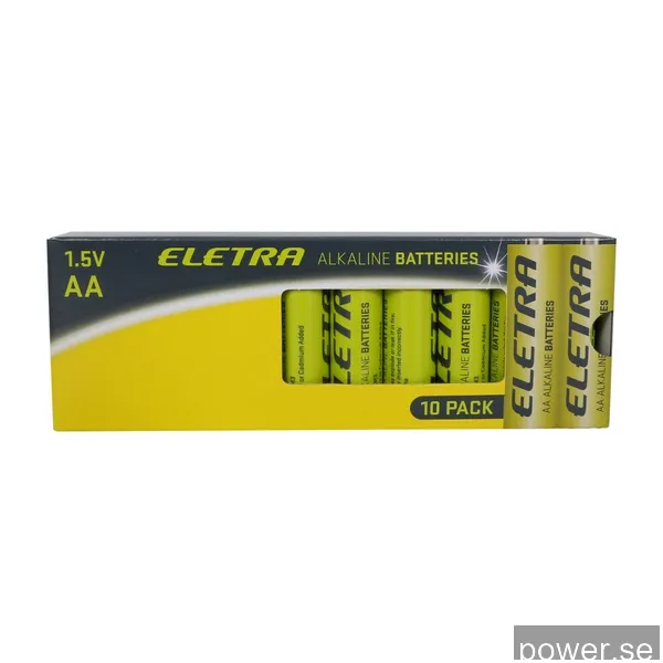 Eletra AA-batterier, 10 st