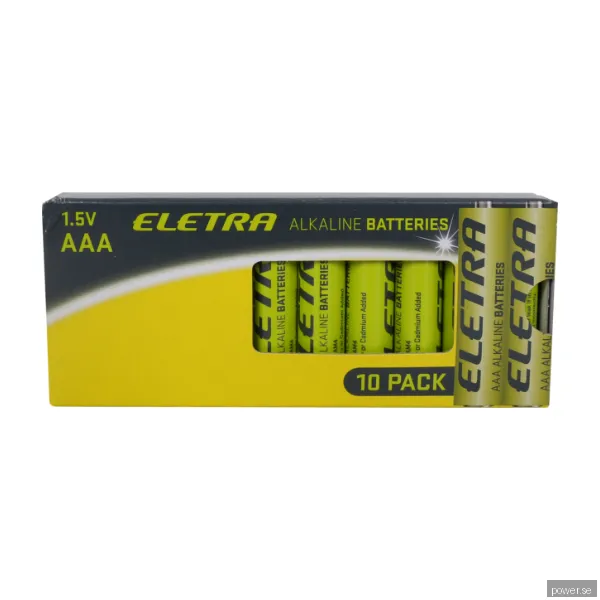 Eletra AAA-batterier, 10 st