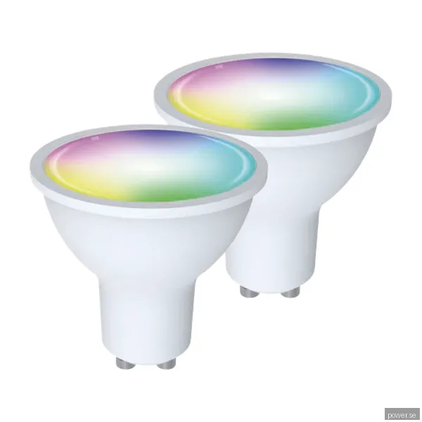 Conecto WRGB smart lampa GU10 400LM 2 st.
