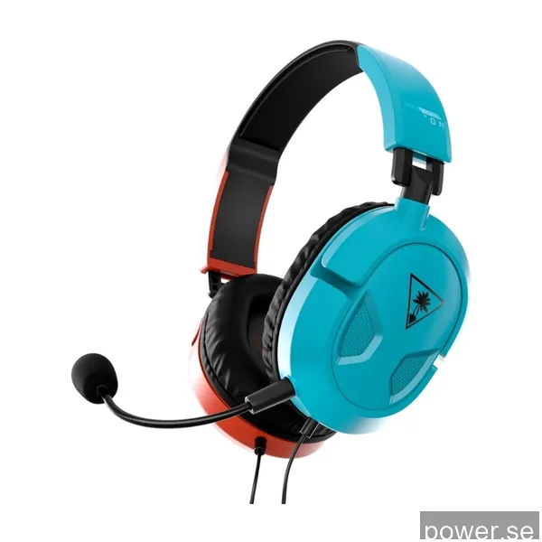 Turtle Beach Recon 50 gamingheadset, Rött och blått