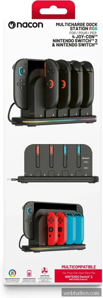 Nacon Multicharge Dock Nintendo Switch 2