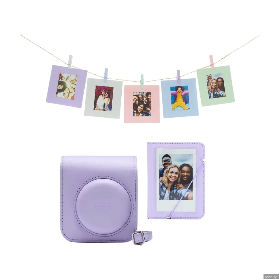 Fujifilm INSTAX Mini 12 Accessory Kit - Lila