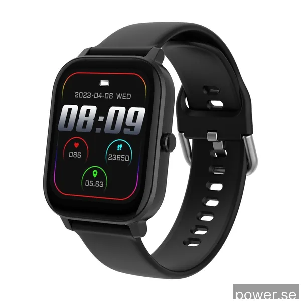 Triacle Arena One Fitness smartwatch, svart/svart