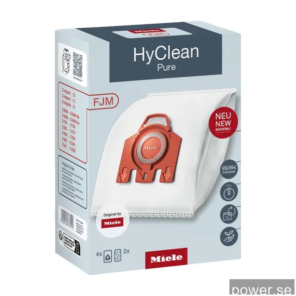 Miele FJM Hyclean Pure dammsugarpåsar
