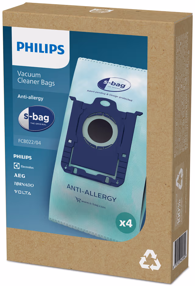 Philips s-bag dammsugarpåsar FC8022/04