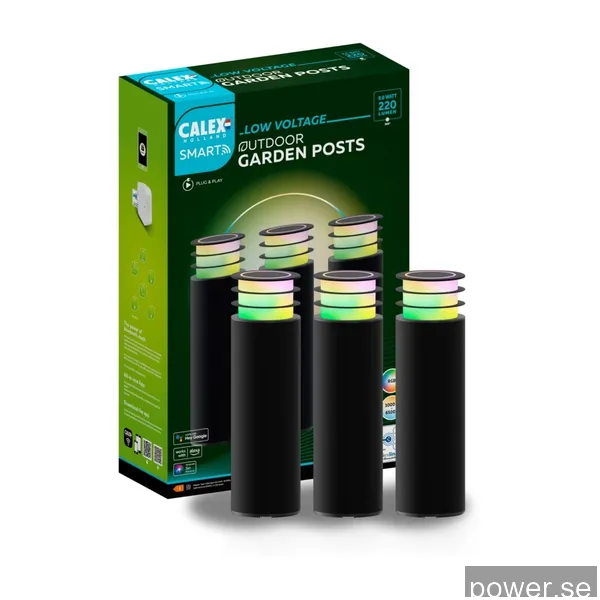 Calex Smart pollare för utomhusbruk 3 st