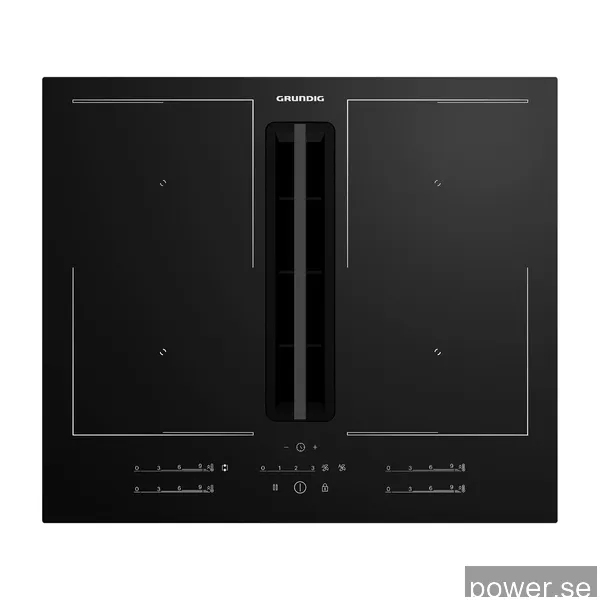 Grundig Gieh 634481 P induktionshäll med inbyggd fläkt