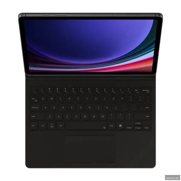 Samsung Galaxy Tab S10 FE / Tab S9 FE / Tab S9 - Book Cover Keyboard - Black (Nordic)