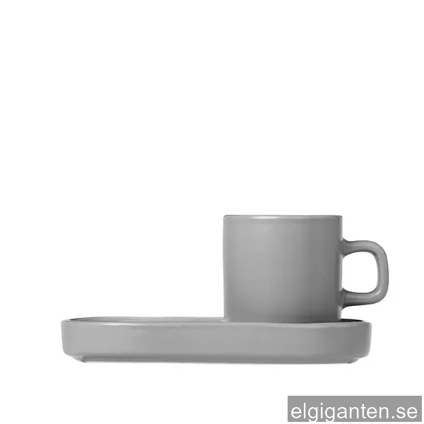 PILAR, Set 2 st Espressomuggar, Mirage Grey