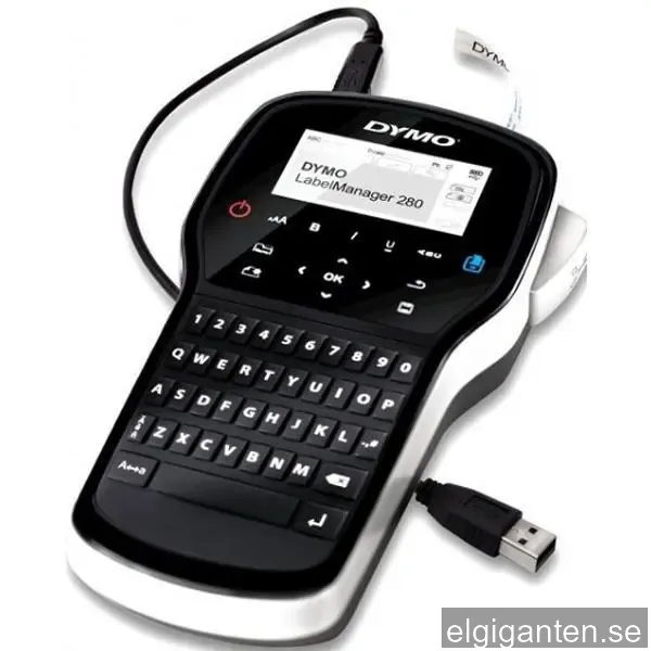 DYMO LabelManager 280 qwerty 12mm D1 LCD-display (S0968930)